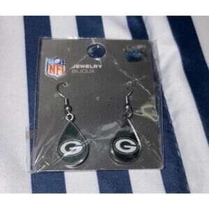 NFL Green Bay Packers Teardrop Dangle Earrings  Wincraft